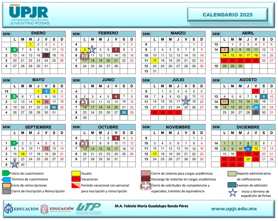 CALENDARIO 2023